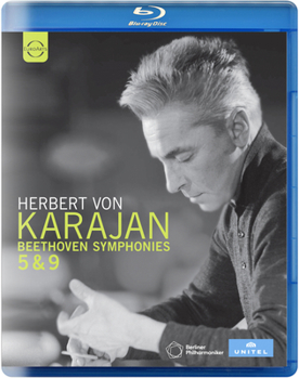 Blu-ray Karajan Conducts Beethoven Symphonies Nos. 5 & 9 Book