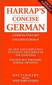 Paperback Harrap's Concise English-German Dictionary: Worterbuch Deutsch-Englisch Book