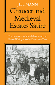 Paperback Chaucer and Medieval Estates Satire Book
