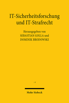 Paperback It-Sicherheitsforschung Und It-Strafrecht [German] Book
