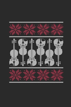 Christmas Cello: Dotted Bullet Notebook (6" x 9" - 120 pages) ~ Christmas Themed Notebook for Daily Journal, Diary, and Gift