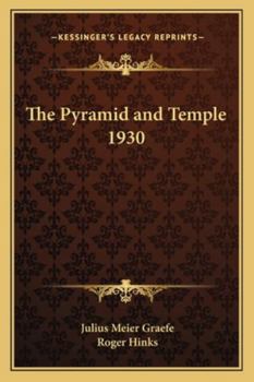 Paperback The Pyramid and Temple 1930 Book