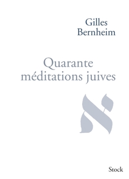 Paperback Quarante Méditations Juives [French] Book