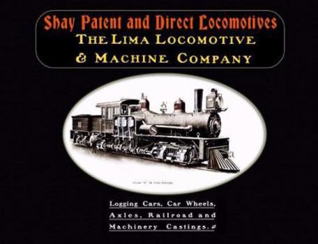 Perfect Paperback Shay Patent and Direct Locomotive Catalog Book