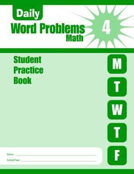 Paperback Daily Word Problems, Grade 4 Individual Student Practice Book