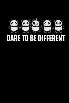 Notizbuch: Panda Einhorn Farbenfroh Pandicorn S�� Geschenk 120 Seiten, 6X9 (Ca. A5), Liniert