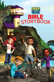 Hardcover Deep Blue Bible Storybook Book