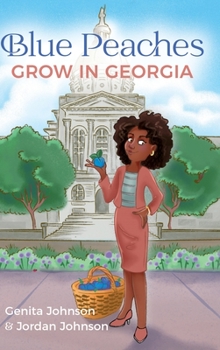 Hardcover Blue Peaches Grow In Georgia Book