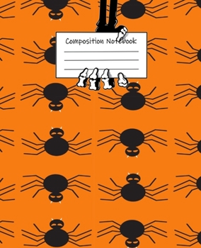 Halloween Abstract Pattern Volume 13 College Ruled Journal: 110 Blank Lined Wide Ruled (7.5 x 9.25) Pages to Jot Down Your Thoughts