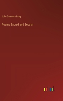 Hardcover Poems Sacred and Secular Book
