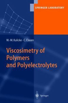 Hardcover Viscosimetry of Polymers and Polyelectrolytes Book