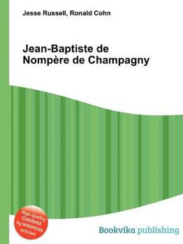 Paperback Jean-Baptiste de Nomp?re de Champagny Book