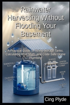 Paperback Rainwater Harvesting Without Flooding Your Basement: A Practical Guide to Sizing Storage Tanks, Calculating Roof Math, and Code-Safe Home Plumbing Book