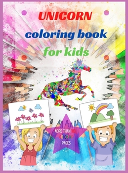 Hardcover Unicorn Coloring Book