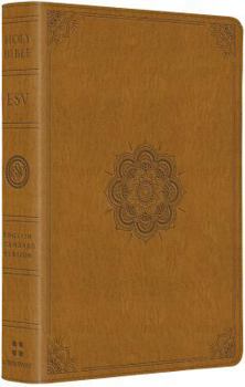Paperback Large Print Compact Bible-ESV-Emblem Design [Large Print] Book