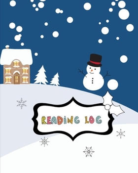 Paperback Reading Log: Reading log Book Christmas themed design cover, Record all of the books you have read! Great gift ideas for student, t Book