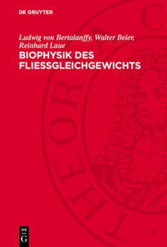 Hardcover Biophysik Des Fließgleichgewichts [German] Book