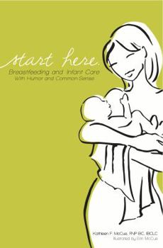 Paperback Start Here: Breastfeeding and Infant Care with Humor and Common Sense Book