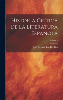 Hardcover Historia Crítica De La Literatura Espanola; Volume 1 Book