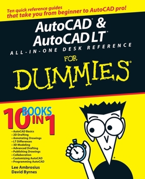 Paperback AutoCAD and AutoCAD LT All-In-One Desk Reference for Dummies Book