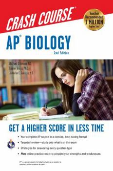 Paperback Ap(r) Biology Crash Course, 2nd Ed., Book + Online Book