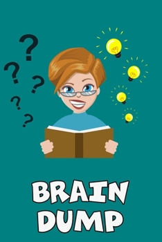 Paperback Brain Dump: Brainstorm with this Brainstorming Notebook Journal with Prompts. Our Brain Dump Notepad is a great Christmas gift. Br Book