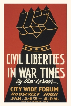 Paperback Vintage Journal Iron Fist, Civil Liberties Poster Book