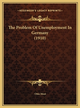 The Problem Of Unemployment In Germany