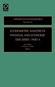 Hardcover Econometric Analysis of Financial and Economic Time Series Book