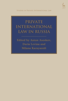 Paperback Private International Law in Russia Book