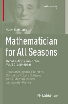 Paperback Mathematician for All Seasons: Recollections and Notes, Vol. 2 (1945-1968) Book