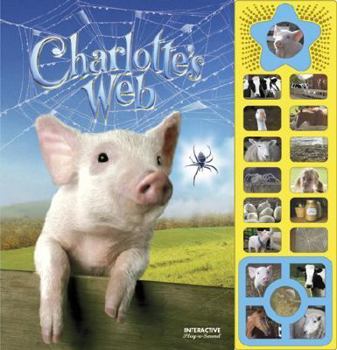Hardcover Charlotte's Web [With Game Pieces] Book