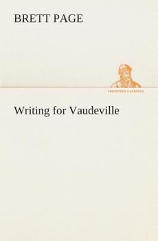 Writing for Vaudeville