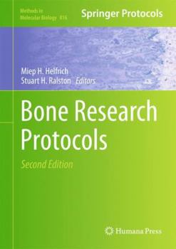 Hardcover Bone Research Protocols Book