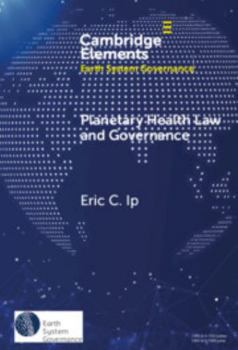 Hardcover Planetary Health Law and Governance Book