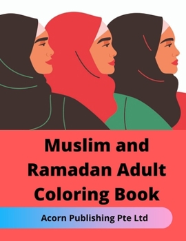 Paperback Muslim and Ramadan Adult Coloring Book