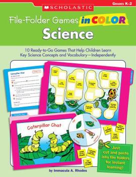 Paperback Science, Grades K-2: 10 Ready-To-Go Games That Help Children Learn Key Science Concepts and Vocabulary--Independently! Book