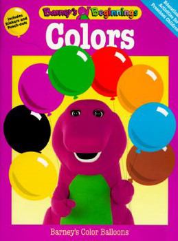 Paperback Barney's Beginnings: Colors Workbook Book