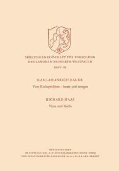 Paperback Vom Krebsproblem -- Heute Und Morgen. Virus Und Krebs [German] Book