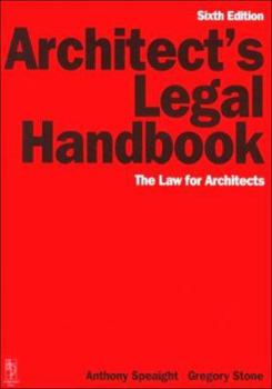 Paperback Architect's Legal Handbook, Sixth Edition Book