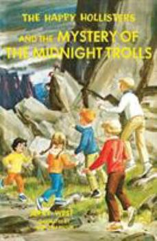 Paperback The Happy Hollisters and the Mystery of the Midnight Trolls Book