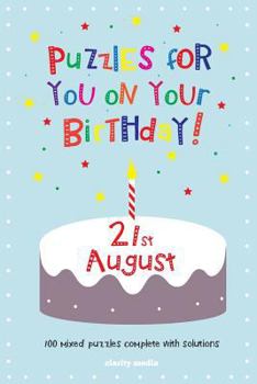 Paperback Puzzles for you on your Birthday - 21st August Book