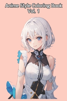 Paperback anime style coloring book vol.1 Book