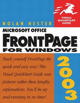 Paperback Microsoft Office FrontPage 2003 for Windows Book