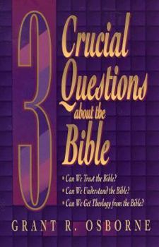 Paperback 3 Crucial Questions about the Bible Book