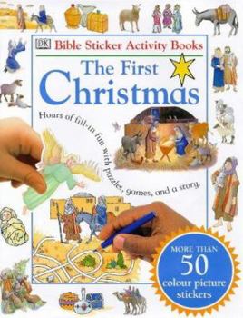 Paperback Bible Sticker Activity Books: First Christmas Book