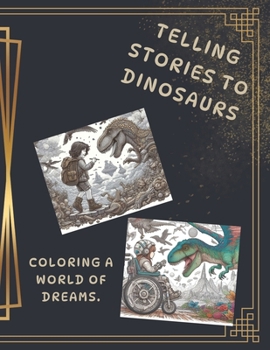 Paperback Coloring a World of Dreams: Telling Stories to Dinosaurs Book