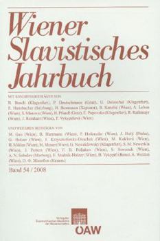 Paperback Wiener Slavistisches Jahrbuch Band 54/2008 [Czech] Book