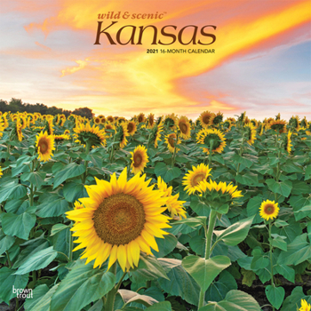 Calendar Kansas Wild & Scenic 2021 Square Book