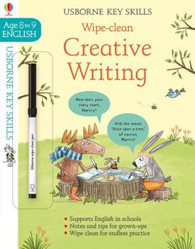 Paperback Wipe-Clean Creative Writing 8-9 Book